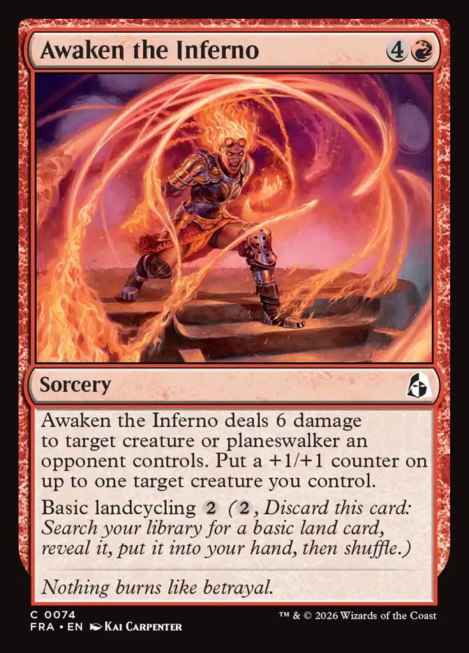 Awaken the Inferno - carta Magic The Gathering
