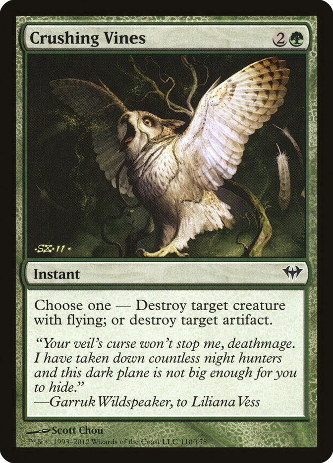Crushing Vines - carta Magic The Gathering