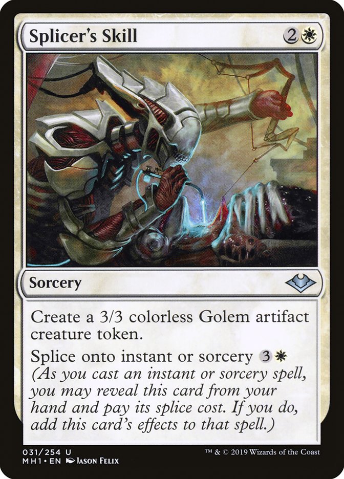 Splicer's Skill - carta Magic The Gathering