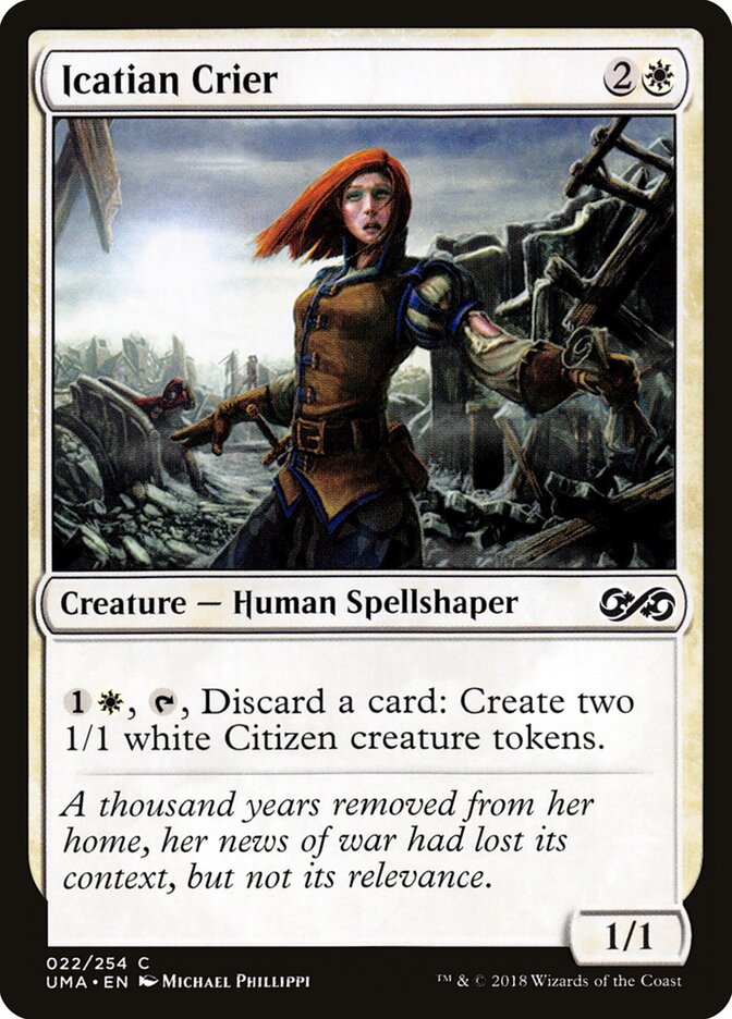 Icatian Crier - carta Magic The Gathering