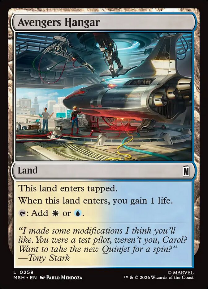 Avengers Hangar - carta Magic The Gathering