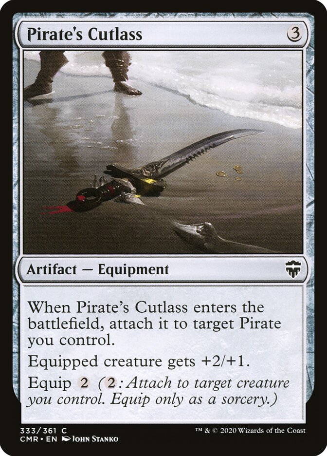 Pirate's Cutlass - carta Magic The Gathering