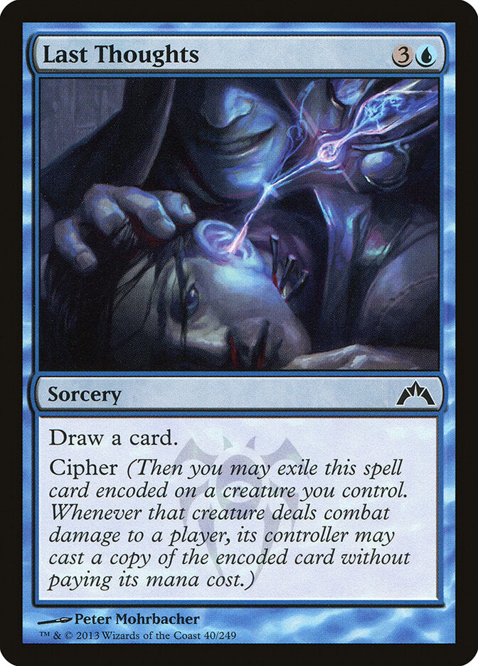 Last Thoughts - carta Magic The Gathering