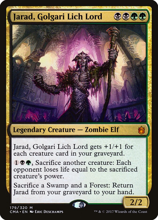 Jarad, Golgari Lich Lord - carta Magic The Gathering