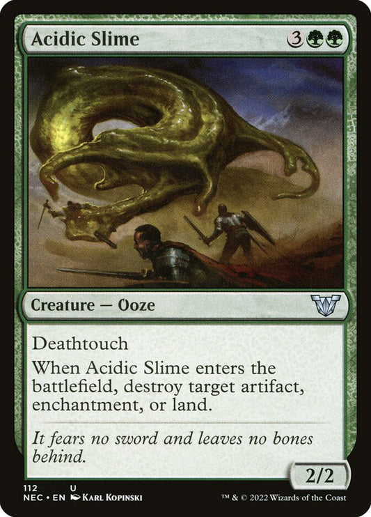 Acidic Slime - carta Magic The Gathering