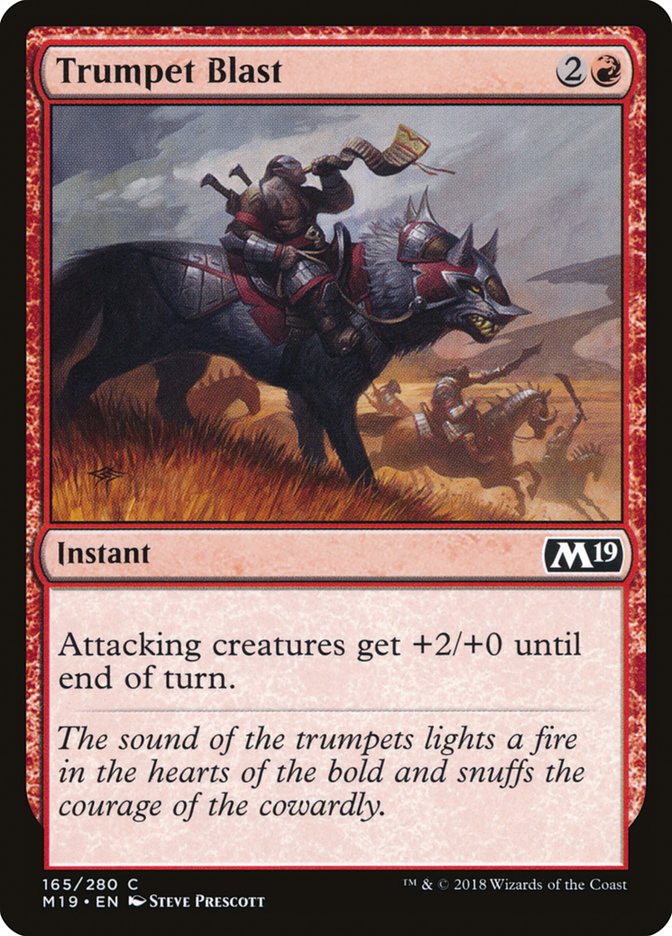 Trumpet Blast - carta Magic The Gathering