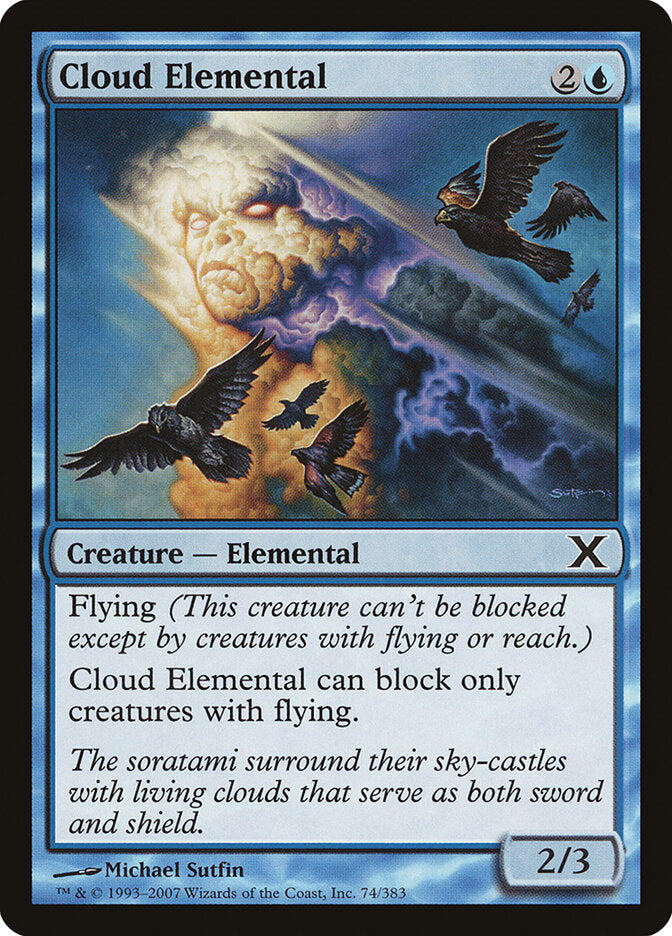 Cloud Elemental - carta Magic The Gathering