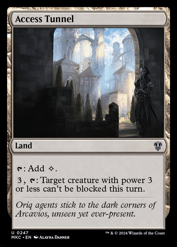 Access Tunnel - carta Magic The Gathering