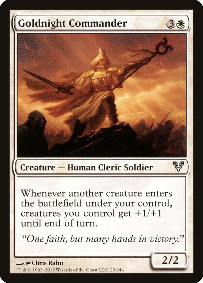 Goldnight Commander - carta Magic The Gathering