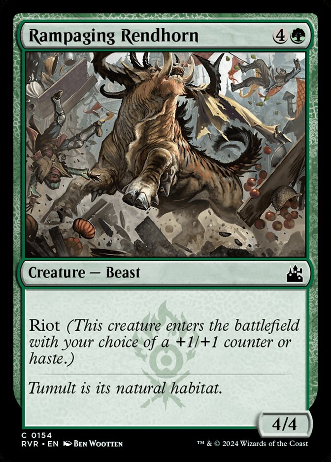 Rampaging Rendhorn - carta Magic The Gathering
