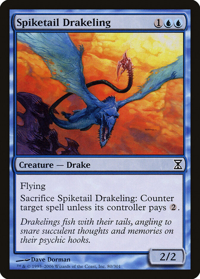 Spiketail Drakeling - carta Magic The Gathering