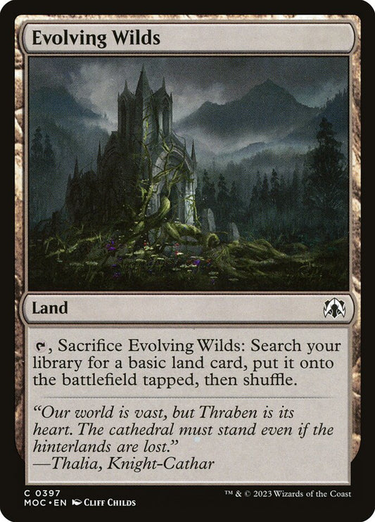 Evolving Wilds - carta Magic The Gathering