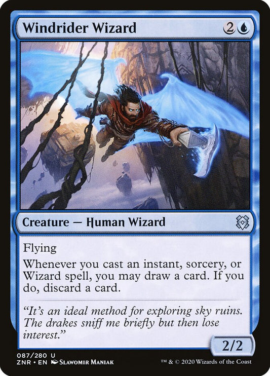 Windrider Wizard - carta Magic The Gathering