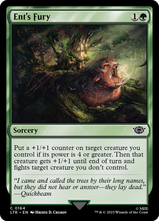 Ent's Fury - carta Magic The Gathering