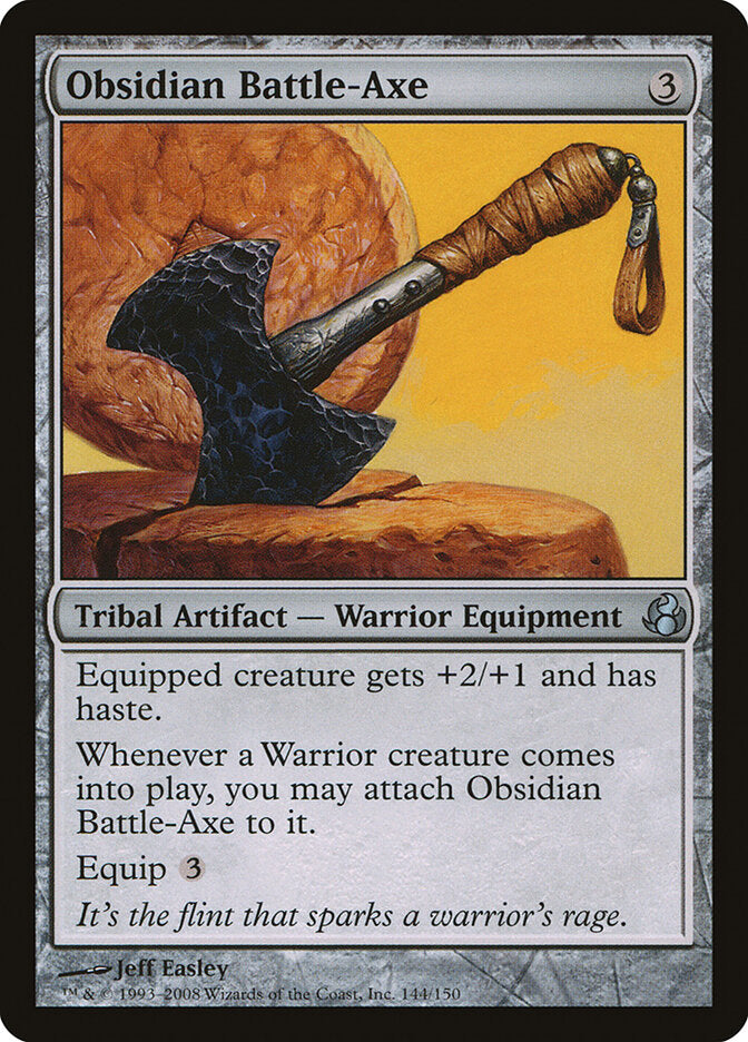 Obsidian Battle-Axe - carta Magic The Gathering