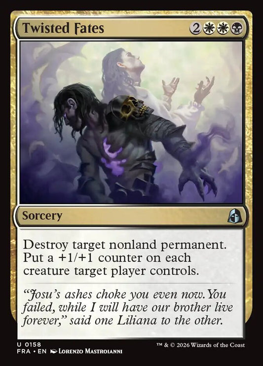 Twisted Fates - carta Magic The Gathering