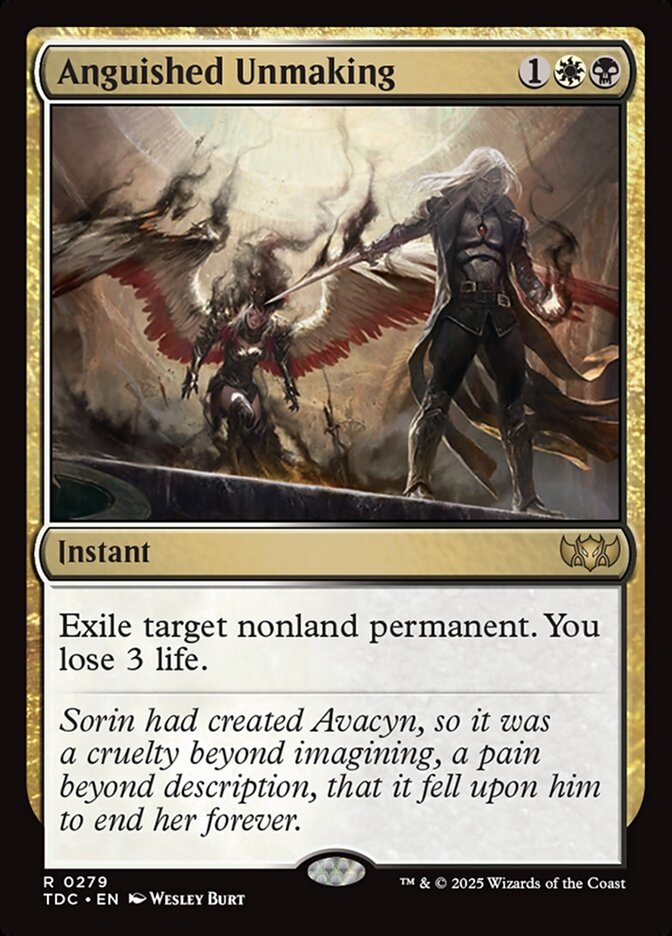 Anguished Unmaking - carta Magic The Gathering