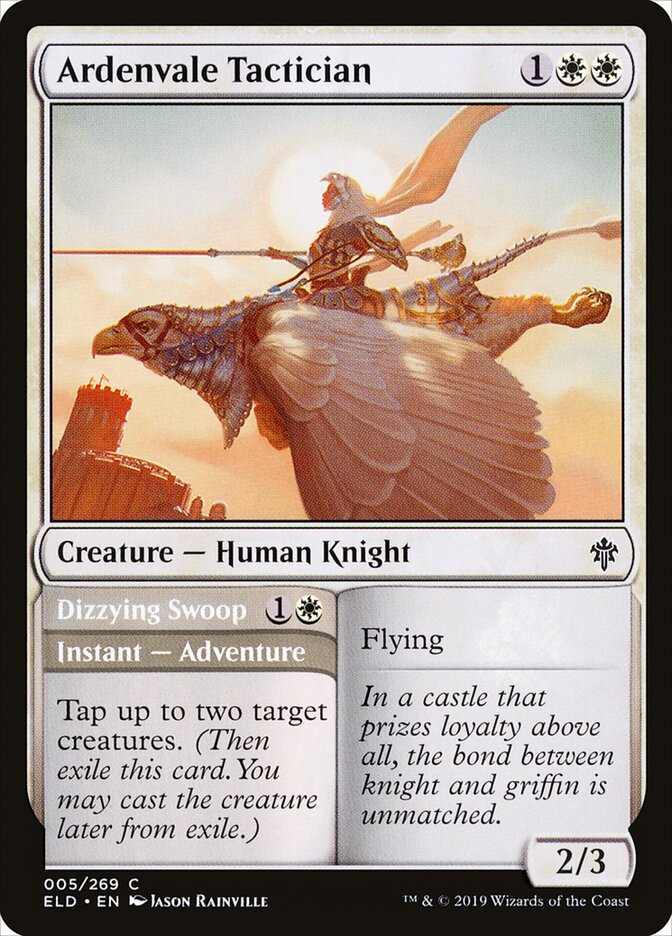 Ardenvale Tactician // Dizzying Swoop - carta Magic The Gathering