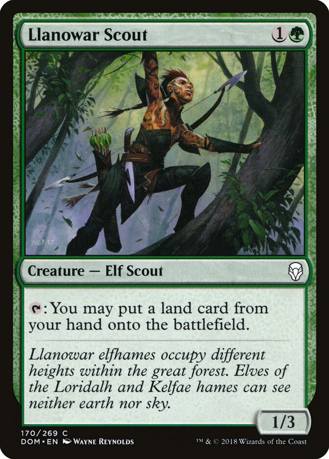 Llanowar Scout - carta Magic The Gathering