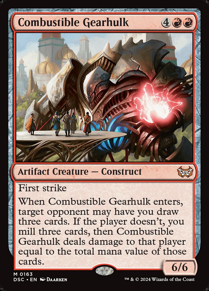 Combustible Gearhulk - carta Magic The Gathering