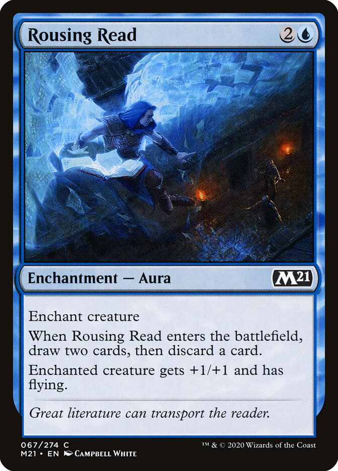 Rousing Read - carta Magic The Gathering