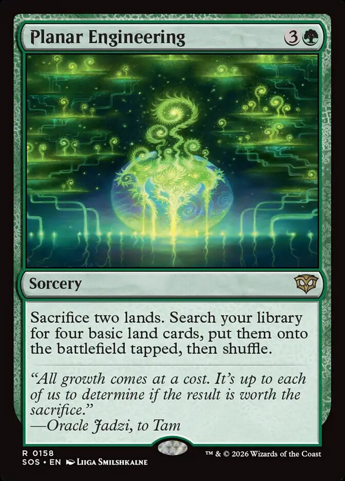 Planar Engineering - carta Magic The Gathering
