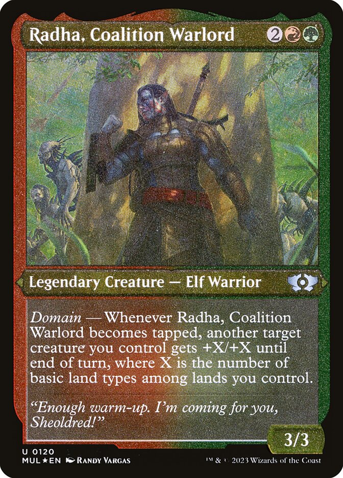 Radha, Coalition Warlord - carta Magic The Gathering