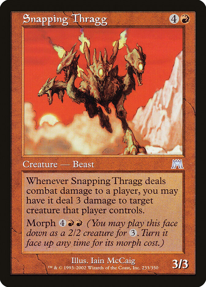 Snapping Thragg - carta Magic The Gathering