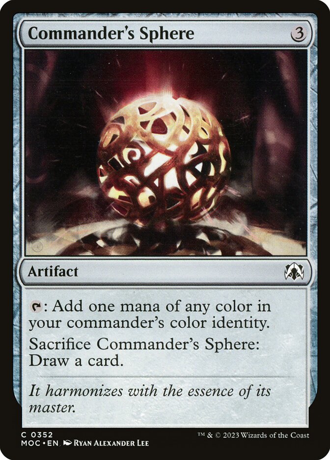 Commander's Sphere - carta Magic The Gathering