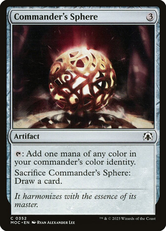 Commander's Sphere - carta Magic The Gathering