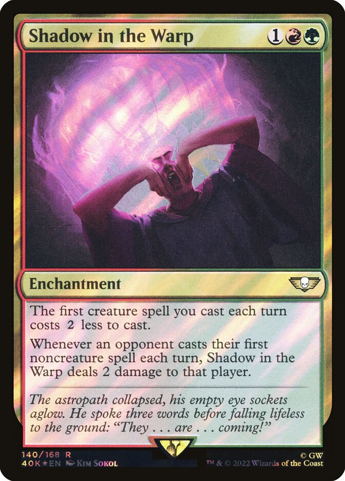Shadow in the Warp - carta Magic The Gathering