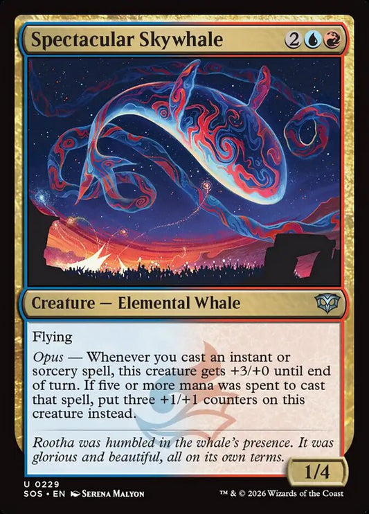 Spectacular Skywhale - SOS-229-NF-STD