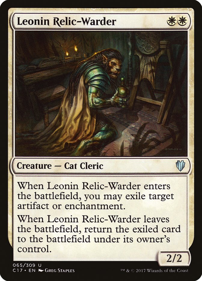 Leonin Relic-Warder - carta Magic The Gathering