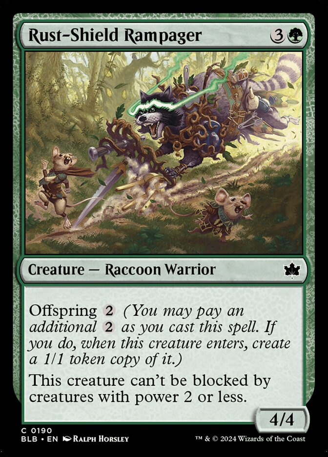 Rust-Shield Rampager - carta Magic The Gathering