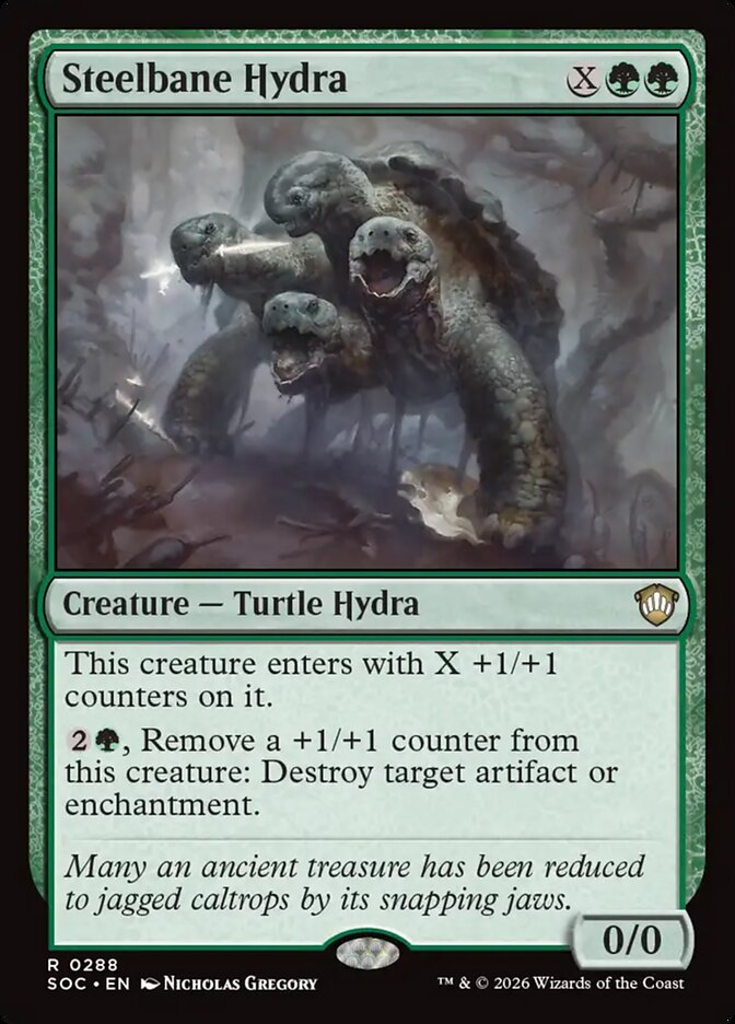 Steelbane Hydra - carta Magic The Gathering