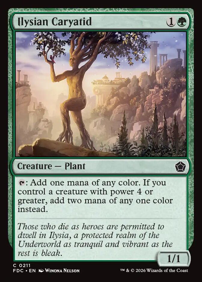 Ilysian Caryatid - carta Magic The Gathering