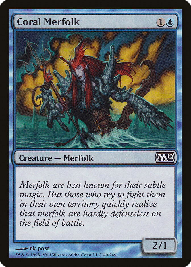 Coral Merfolk - carta Magic The Gathering