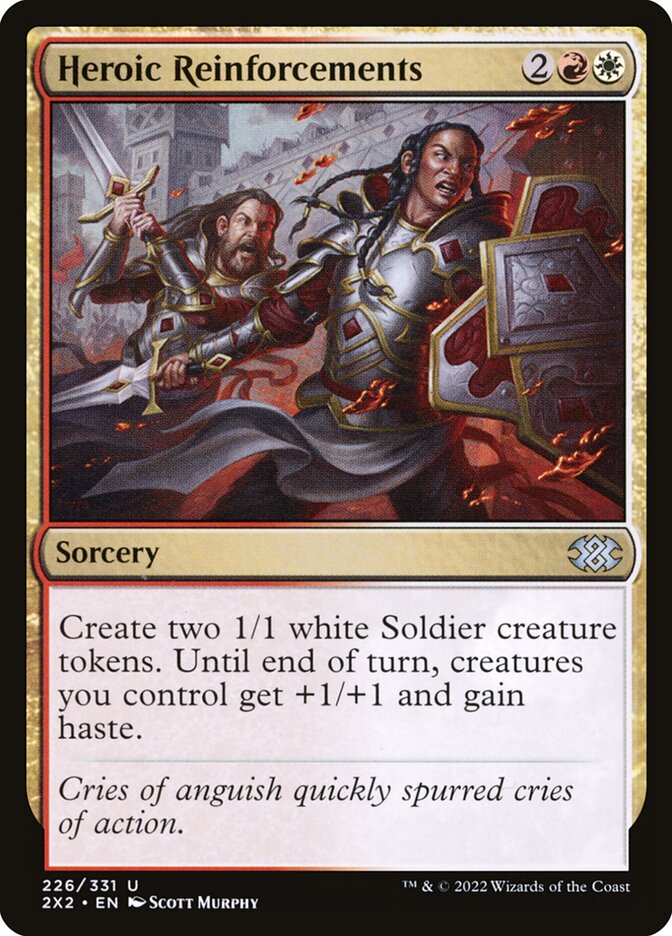Heroic Reinforcements - carta Magic The Gathering