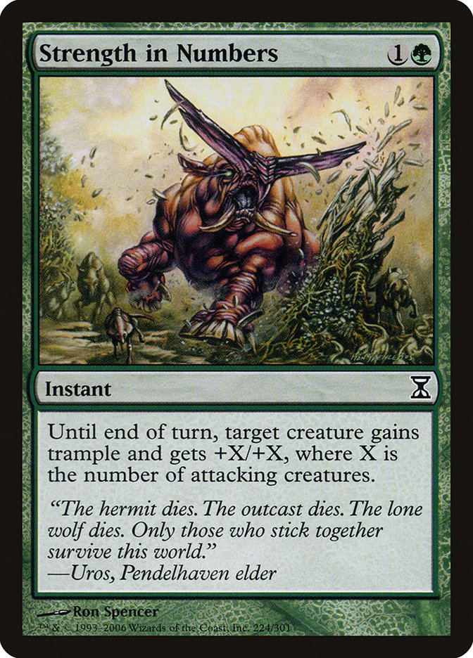 Strength in Numbers - carta Magic The Gathering