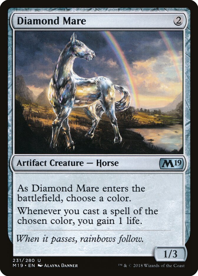 Diamond Mare - carta Magic The Gathering