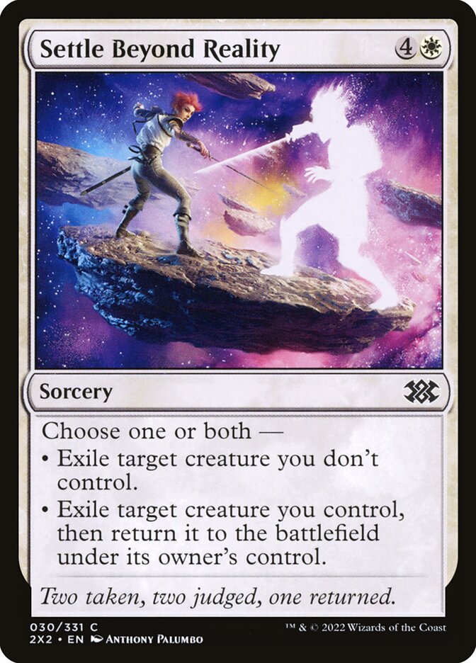 Settle Beyond Reality - carta Magic The Gathering