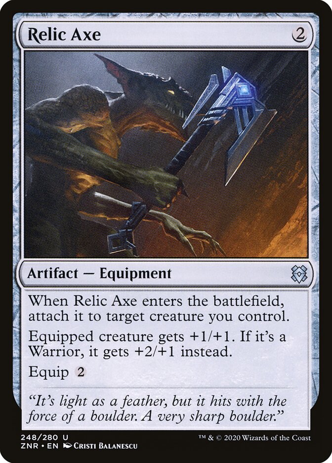 Relic Axe - carta Magic The Gathering