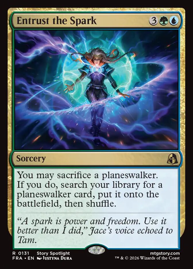 Entrust the Spark - carta Magic The Gathering