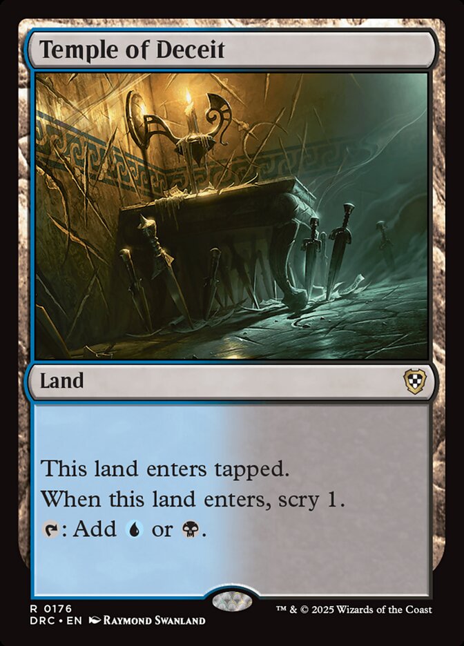 Temple of Deceit - carta Magic The Gathering