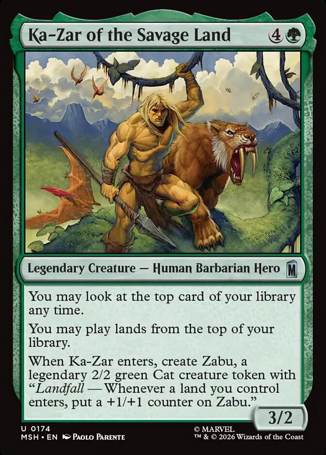 Ka-Zar of the Savage Land - carta Magic The Gathering