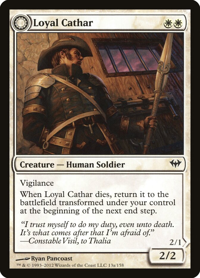 Loyal Cathar - carta Magic The Gathering