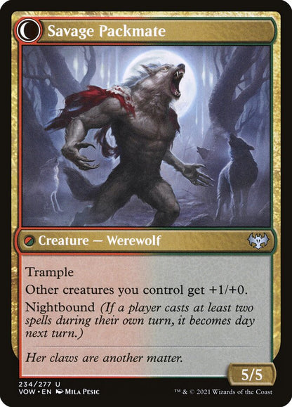 Savage Packmate - carta Magic The Gathering