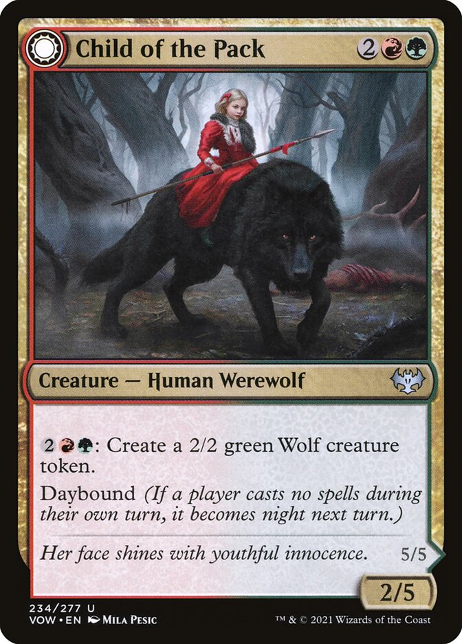 Child of the Pack - carta Magic The Gathering