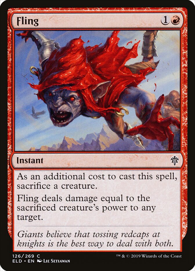 Fling - carta Magic The Gathering