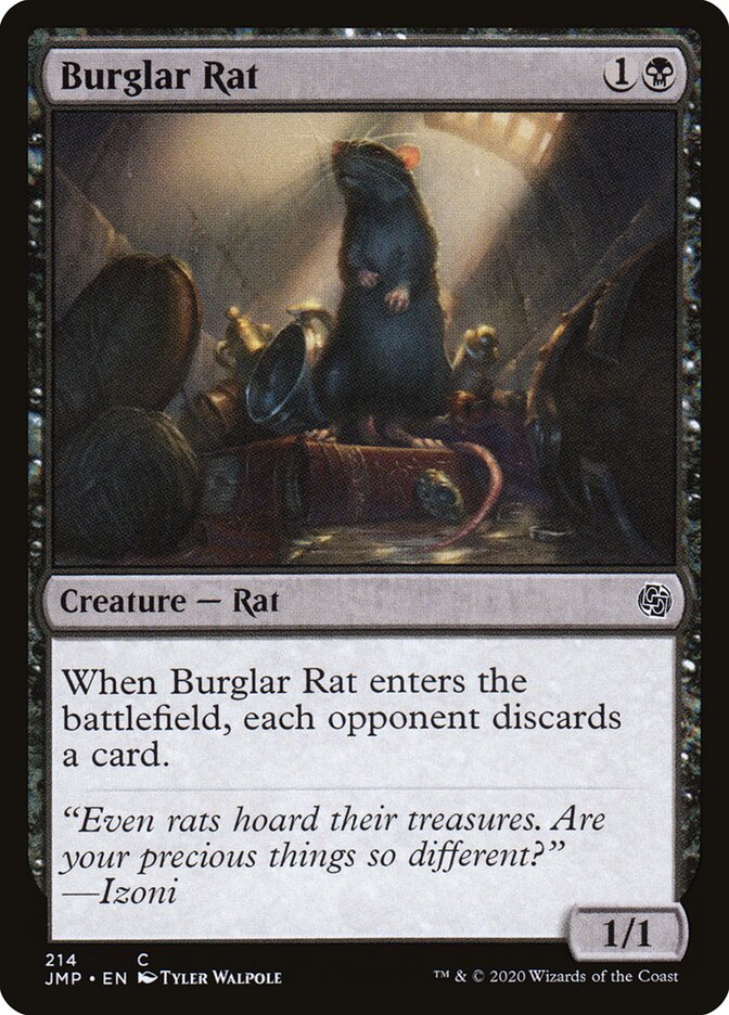 Burglar Rat - carta Magic The Gathering